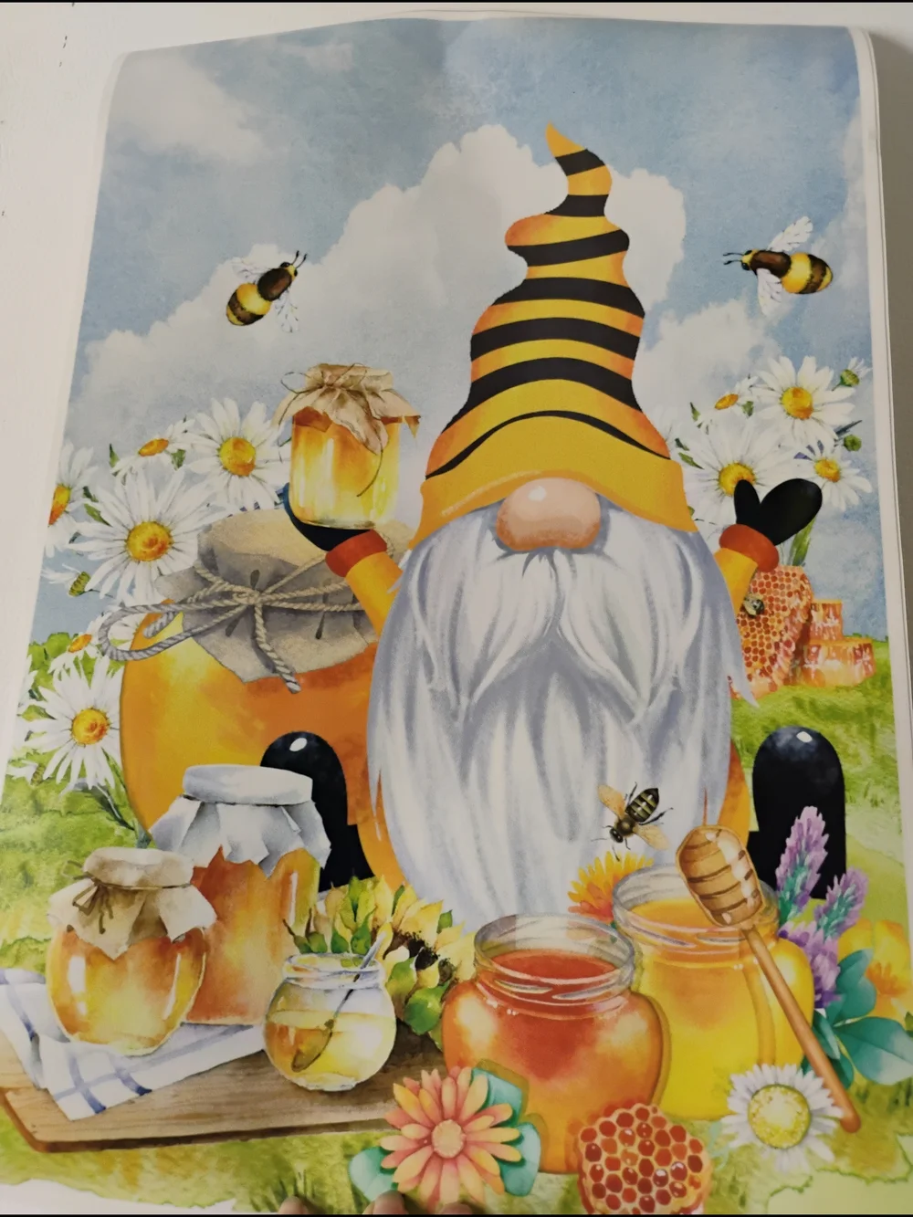 Bee & Daisy Party Wall/Window Clings - Yellow/White 4  Designs
